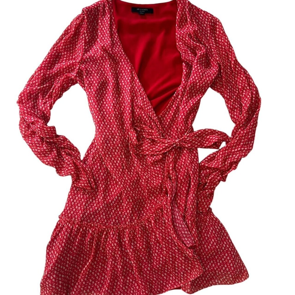 AllSaints Women's Red Dress